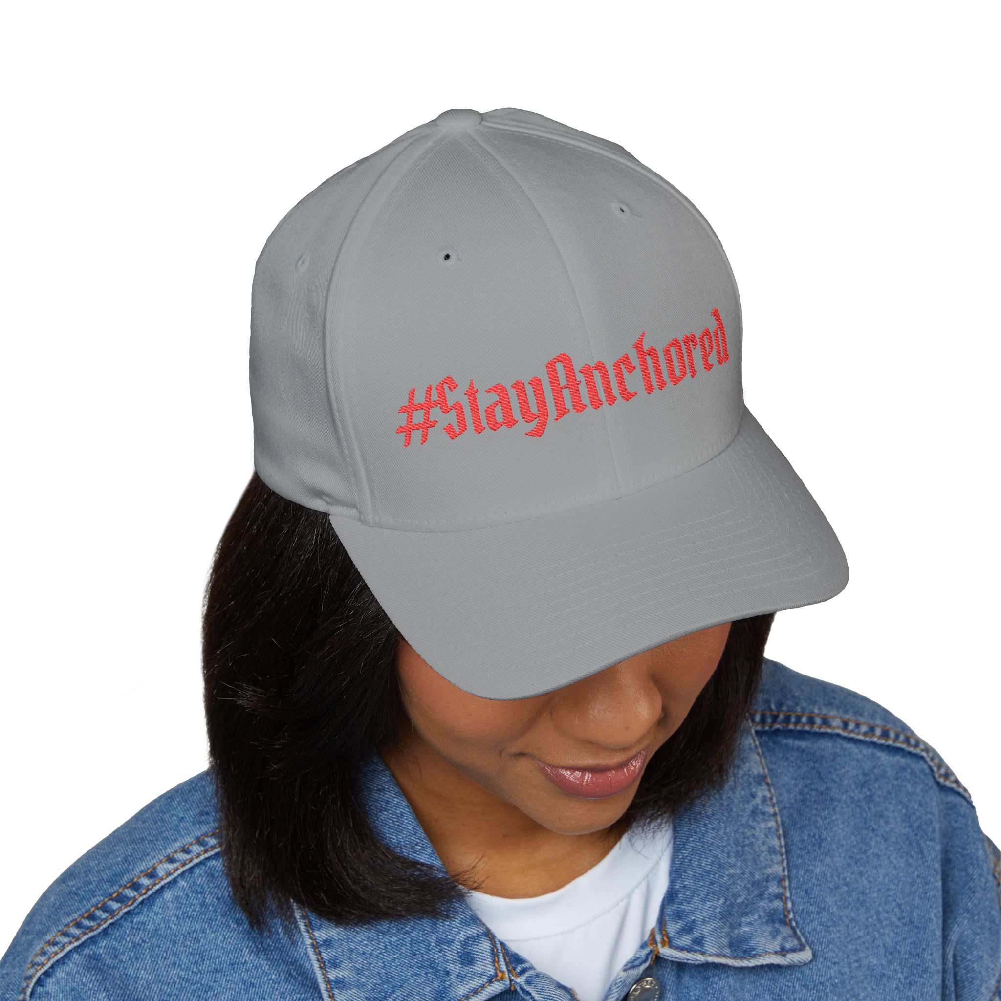 Trusting The Anchor™ | #StayAnchored Embroidered Fitted Cap - Image 7