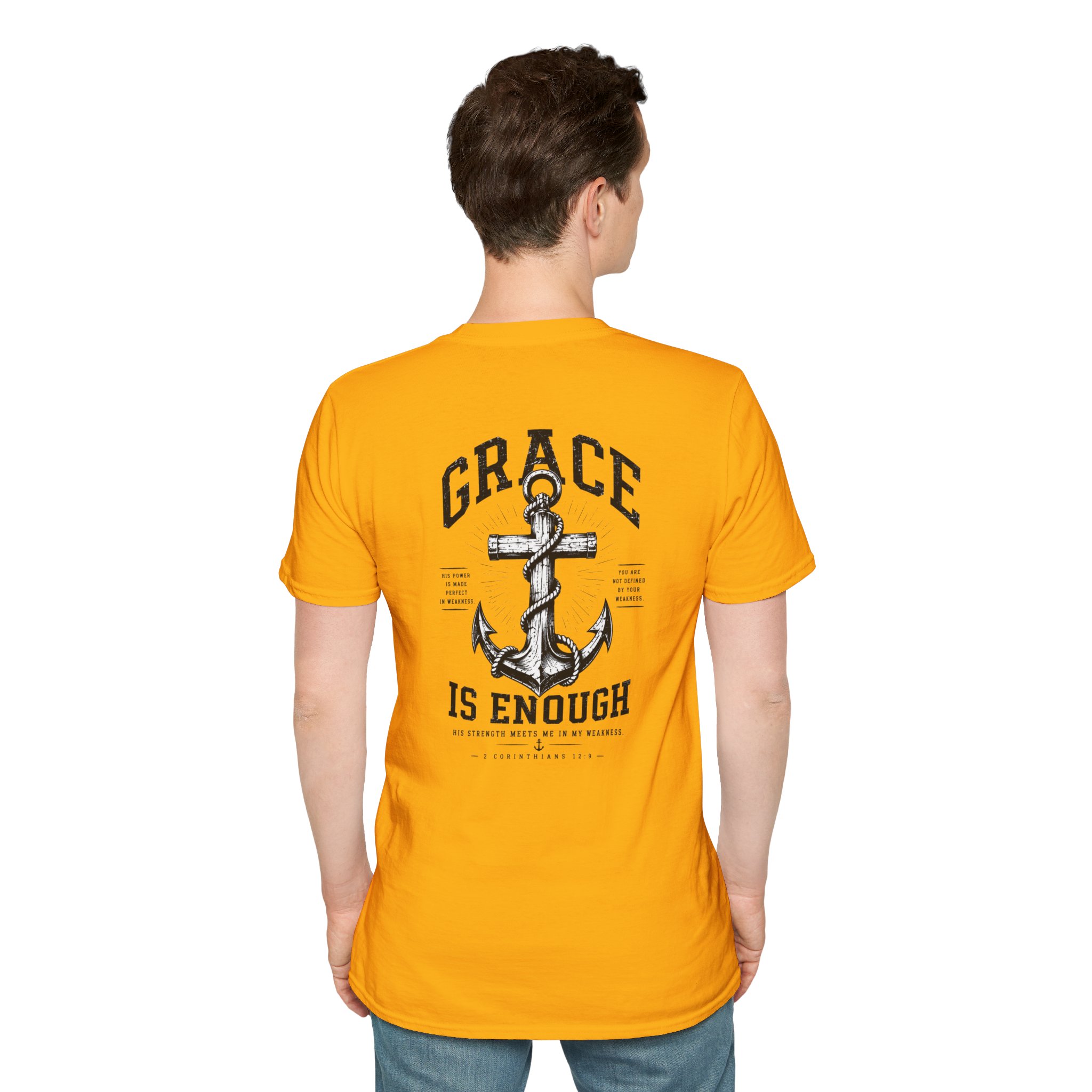 2 Corinthians 12:9 Christian T-Shirt | Grace Is Enough | Trusting The Anchor™ - Image 23