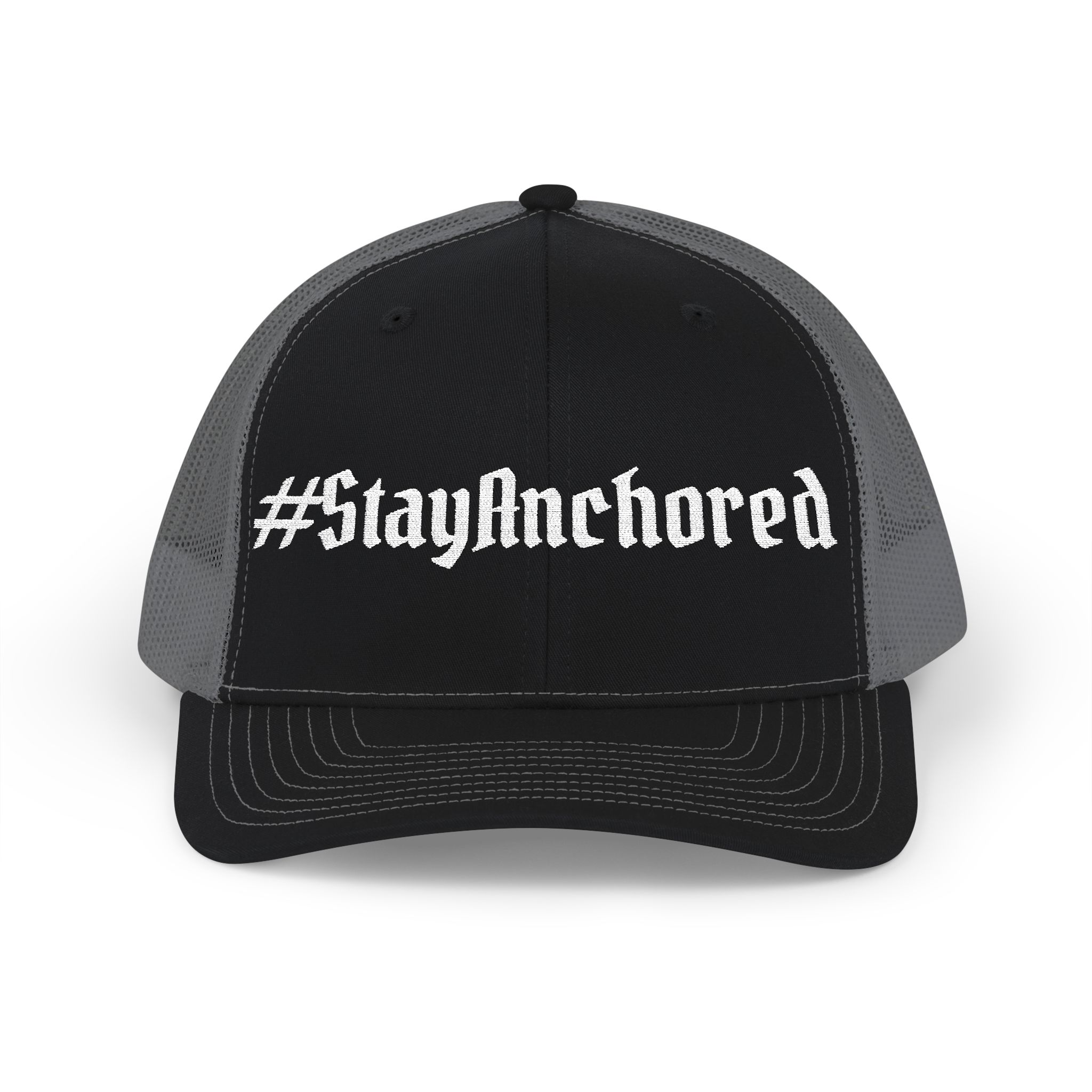 Trusting The Anchor™ | #StayAnchored Embroidered Trucker Cap - Image 9